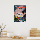 Caraïbisch reisposter Poster (Keuken)