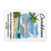 Caraïbisch tropisch cruiseschip Stateroom Magneet (Horizontaal)