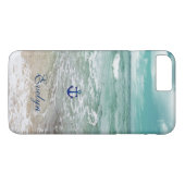 Caraïbisch Uitzicht van de Middellandse Zee Anchor Case-Mate iPhone Case (Achterkant (Horizontaal))