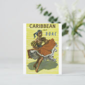 Caraïbisch vakantiegeld briefkaart (Staand voorkant)
