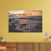 Caraïbisch Zee, Kaaimaneilanden. Crashwaves 2 Canvas Afdruk (Insitu (Woonkamer))