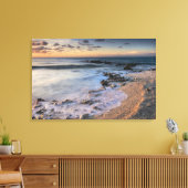 Caraïbisch Zee, Kaaimaneilanden. Scheergolven Canvas Afdruk (Insitu (Woonkamer))