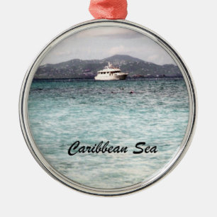 Caraïbisch Zee Metalen Ornament