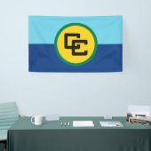 Caraïbische communautaire vlag Banner (Beurs)