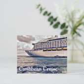 Caraïbische cruise - Briefkaart (Staand voorkant)