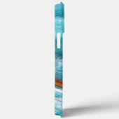 Caraïbische cruise Turquoise Wake Travel Case-Mate iPhone Case (Achterkant / Rechts)