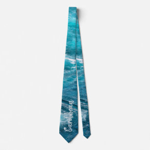 Caraïbische cruise Turquoise Wake Travel Stropdas