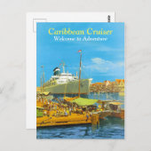 Caraïbische cruises briefkaart (Voorkant / Achterkant)