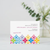 Caraïbische eilanden Bruiloft Save the Date Kaart (Staand voorkant)