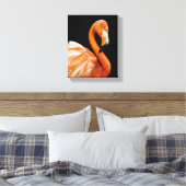 Caraïbische falmingo canvas afdruk (Insitu (Slaapkamer))