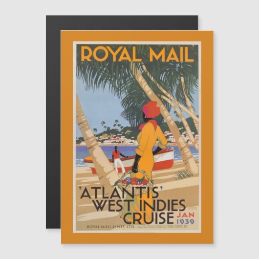  Caraïbische fridmagneten Magnetische Uitnodiging (Voorkant / Achterkant)