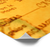 Caraïbische kaart poster (Hoek)