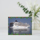 Caraïbische kerstcruise 2011 feestdagenkaart (Staand voorkant)