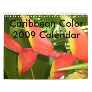 Caraïbische kleur...The Flowers Calender 2009 Kalender