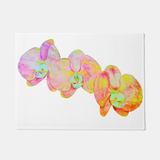 Caraïbische orchideeën deurmat (Voorkant)