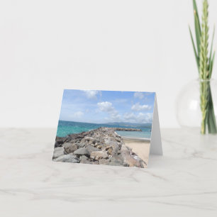 Caraïbische Pieren Notecards Kaart