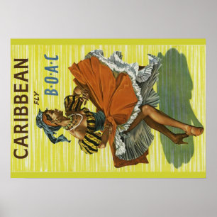 Caraïbische reisposter poster