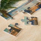 Caraïbische stranden legpuzzel (Zijkant)