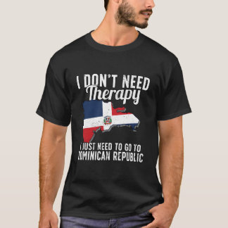 Caraïbische Vlag I Dominicaanse Republiek Vlag I D T-shirt