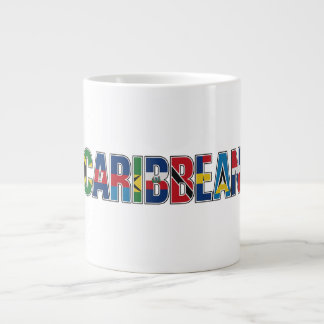 Caraïbische Vlaggen Extra Grote Beker