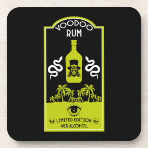 Caraïbische Voodoo Rum Bier Onderzetter