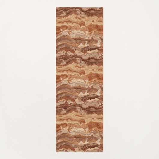Caramel Agate Yogamat (Voorkant)