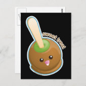 Caramel Apple Briefkaart (Voorkant / Achterkant)