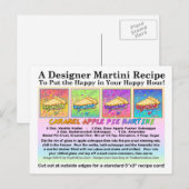 Caramel Apple Pie Martini Recipe Kaart Briefkaart (Voorkant / Achterkant)