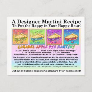 Caramel Apple Pie Martini Recipe Kaart Briefkaart