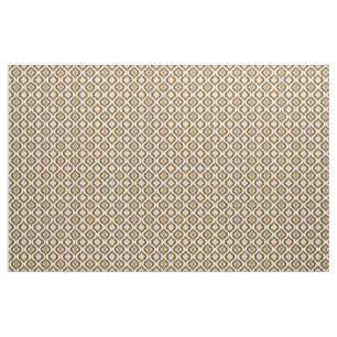 Caramel Coffee Brown Retro Chic Ikat druppelt Patr Stof