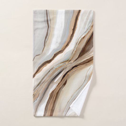 Caramel Coffee crème voor abstract gebruik Bad Handdoek (Handdoek)