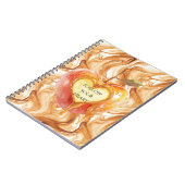 Caramel Cream Heart Apple Notitieboek (Linkerzijde)