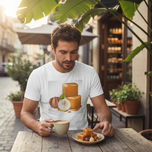 Caramel Cubes Lollies Mannen T-Shirt