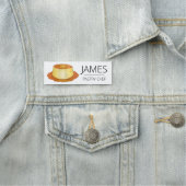 Caramel Custard Flan Spaans Eten Restaurant Naamplaatje (In situ)