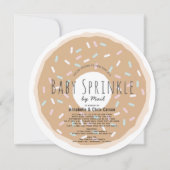 Caramel Donut Baby Sprinkle Shower by Mail Circle Kaart (Voorkant)