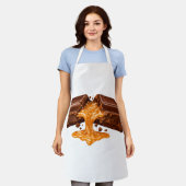 Caramel Drip Chocolate Schort (Gedragen)
