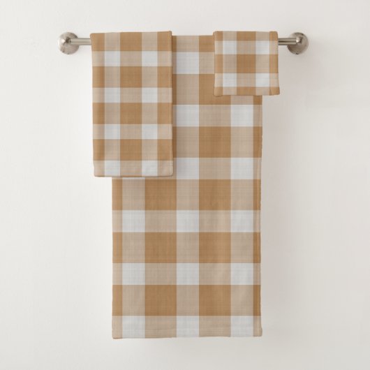 Caramel et carreaux à damier blanc (En situation)