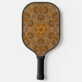 Caramel Fractal Lace  Pickleball Paddle (Achterkant)