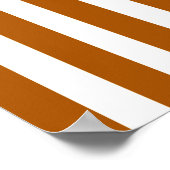 Caramel Modern Stripes Poster (Hoek)
