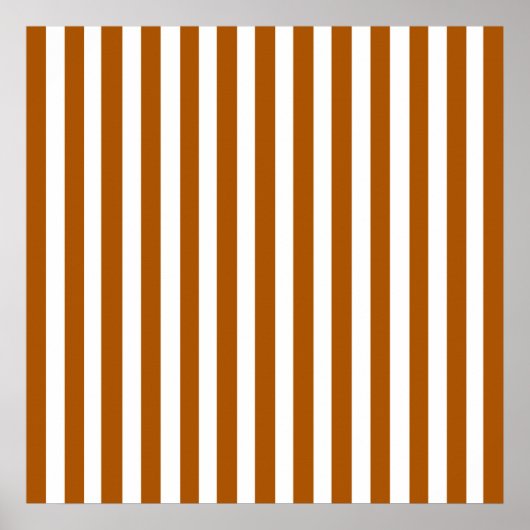 Caramel Modern Stripes Poster (Voorkant)