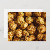 Caramel Popcorn Briefkaart (Voorkant / Achterkant)