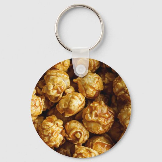 Caramel Popcorn Sleutelhanger (Voorkant)