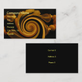 Caramel Snoep Bangles Visitekaartje (Voorkant / Achterkant)