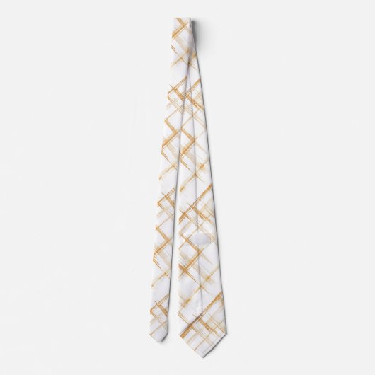 Caramel Stripes Stropdas (Achterkant)