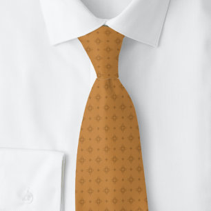 Caramel Tribal Motief Stropdas