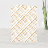 Caramel Valentijnsdag Man Teddybeer Kaart (Achterkant)