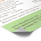 Caramelkoekjes, suikerwerk, Adverteren Cake Store Poster (Hoek)