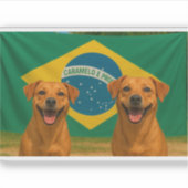 Caramelo e Progresso Adesivo Sticker (Voorkant)