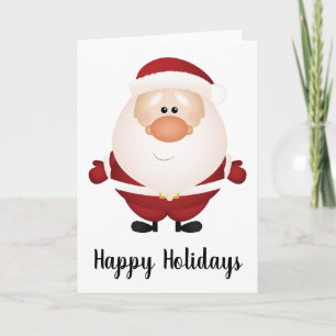 Carangs de la carte de voeux du Père Noël