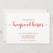 Carangs et baisers Carte de fête de la Saint Valen (Devant)